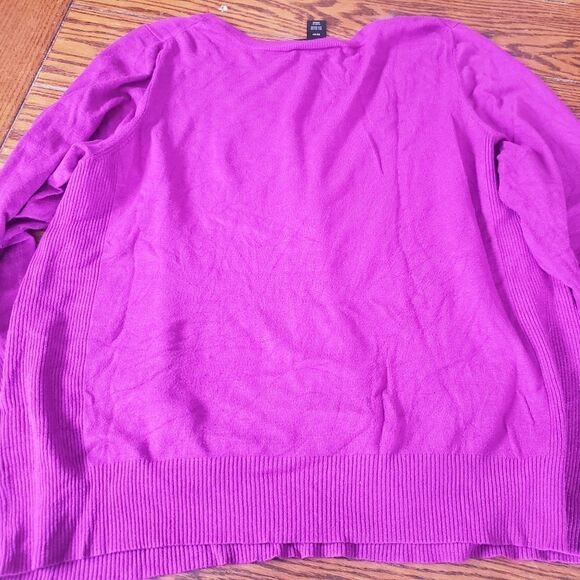 Lane Bryant purple Lightweight sweater  size 22/24 - Picture 2 of 6